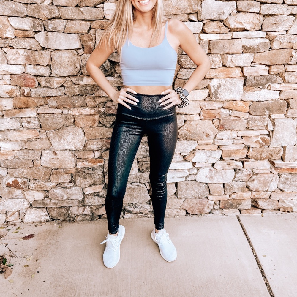 Snakeskin leggings